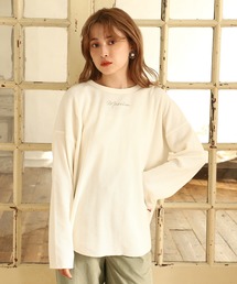 one after another NICE CLAUP | ワッフルロゴロングTシャツ(Tシャツ/カットソー)