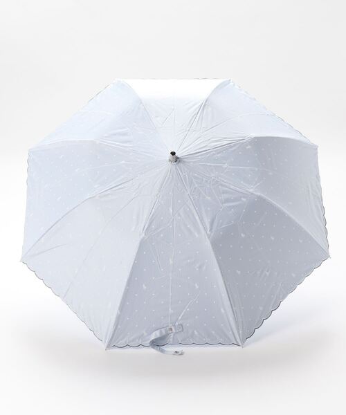 晴雨兼用折りたたみ傘 ストライプ ドット