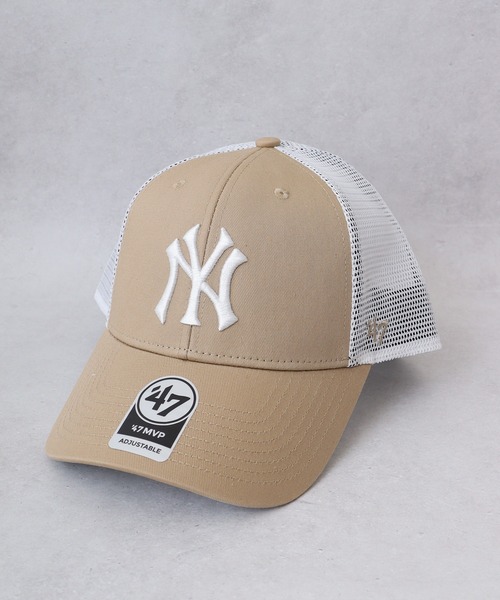 '47（フォーティーセブン）の「47 brand BBCAP MLB メジャーリーグ メッシュ ベースボールキャップ フォーティーセブン（キャップ・メンズ・ブラック/ネイビー/カモフラージュ/ブラック×ブラック/ブラック系その他/ブルー系その他/ウッドランド/ロイヤルブルー/ブラック系その他2/ブラック系その他3/カーキ/ブラック系その他4/カーキ系/カーキ系1/ネイビー系/ネイビー系1/ブルー/レッド・ONE SIZE/FREE）」の9枚目の写真