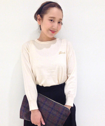 Kastane | 【Kastane】Girls刺繍プルオーバー(ニット/セーター)