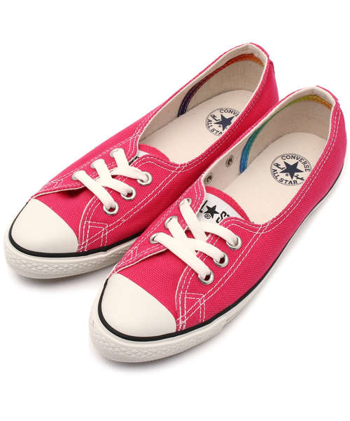 CONVERSE（コンバース）の「コンバースオールスター  ポインテッドウォッシュドリネンＯＸ（その他シューズ・レディース・ホワイト系/ピンク系/ブルー系・LARGE/MEDIUM/SMALL）」の3枚目の写真