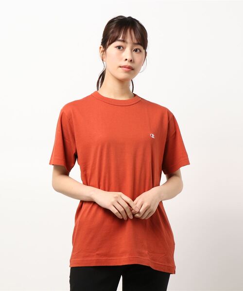 Champion（チャンピオン）の「[Champion]チャンピオンショートスリーブTシャツ（Tシャツ/カットソー・レディース・ホワイト/ブラック/ダークグリーン/グレー/グレー系その他/ピンク/オレンジ/ブラウン・LL/S/M/L）」の8枚目の写真