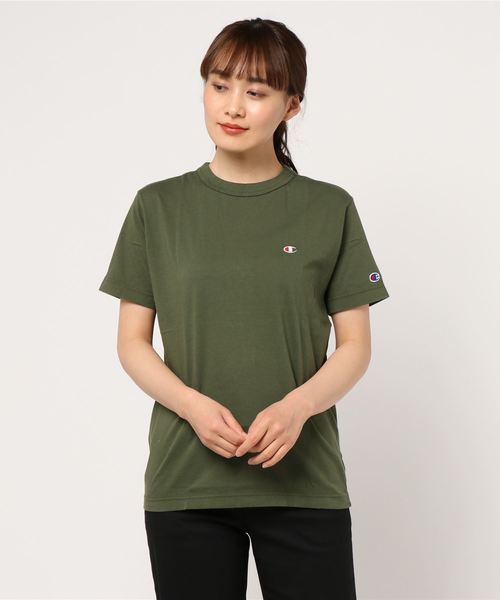 Champion（チャンピオン）の「[Champion]チャンピオンショートスリーブTシャツ（Tシャツ/カットソー・レディース・ホワイト/ブラック/ダークグリーン/グレー/グレー系その他/ピンク/オレンジ/ブラウン・LL/S/M/L）」の17枚目の写真