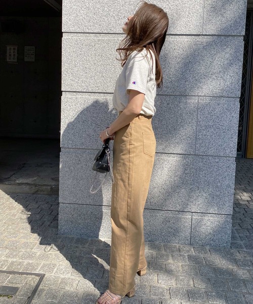 Champion（チャンピオン）の「[Champion]チャンピオンショートスリーブTシャツ（Tシャツ/カットソー・レディース・ホワイト/ブラック/ダークグリーン/グレー/グレー系その他/ピンク/オレンジ/ブラウン・LL/S/M/L）」の14枚目の写真