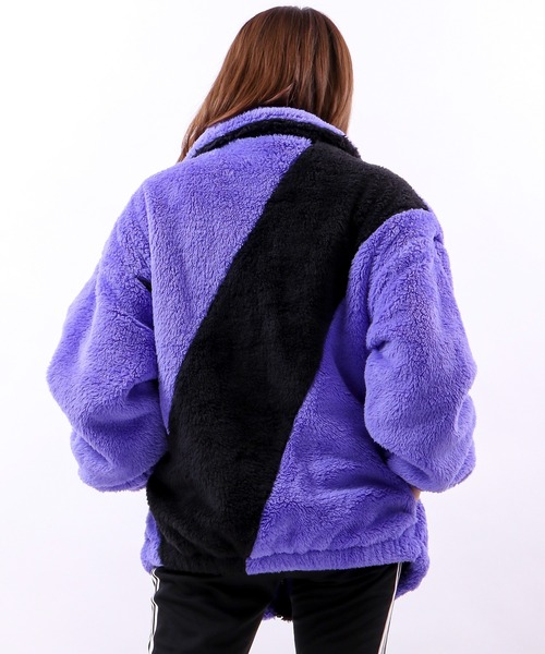 VISION STREET WEAR(ヴィジョンストリートウェア)の「【VISION STREET WEAR】Vマークボア切替ジャケット(ブルゾン・メンズ・パープル/ブラック/マルチ/イエロー・LL/M/L)」の19枚目の写真
