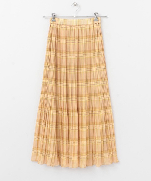 KBF（ケイビーエフ）の「チェック消しプリーツスカート∴（スカート・レディース・グレー/ブラウン/イエロー・ONE）」の18枚目の写真