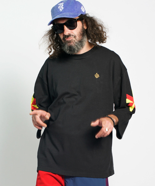 ALDIES(アールディーズ)の「Windmill Half Sleeve T / ウィンドミルハーフスリーブT(Tシャツ/カットソー・メンズ・グリーン/ブラック/ホワイト・SMALL/MEDIUM/LARGE/X-LARGE)」の2枚目の写真
