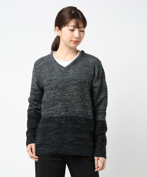 INNOCENT（イノセント）の「『Bling Leads』ボーダーニット＆ ロングTシャツ　アンサンブルセット（アンサンブル・メンズ・レッド系その他2/ブルー系その他/レッド系その他/グレー系その他2/ブラック系その他/グレー系その他/ブルー系その他2/ブラック系その他2・LARGE/MEDIUM/X-LARGE）」の11枚目の写真
