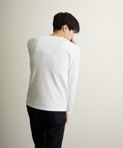 INNOCENT（イノセント）の「『Bling Leads』ボーダーニット＆ ロングTシャツ　アンサンブルセット（アンサンブル・メンズ・レッド系その他2/ブルー系その他/レッド系その他/グレー系その他2/ブラック系その他/グレー系その他/ブルー系その他2/ブラック系その他2・LARGE/MEDIUM/X-LARGE）」の14枚目の写真