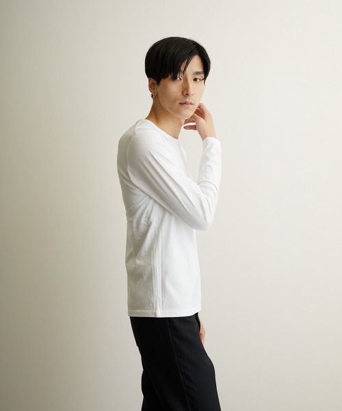 INNOCENT（イノセント）の「『Bling Leads』ボーダーニット＆ ロングTシャツ　アンサンブルセット（アンサンブル・メンズ・レッド系その他2/ブルー系その他/レッド系その他/グレー系その他2/ブラック系その他/グレー系その他/ブルー系その他2/ブラック系その他2・LARGE/MEDIUM/X-LARGE）」の22枚目の写真