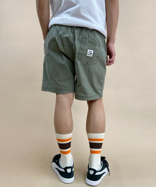 Quiksilver(クイックシルバー)の「QUIKSILVER/クイックシルバー ウォッシュ加工 くすみカラー/無地 ゴムショーツ トランクス/水着 EQYWS03610(水着・メンズ・ブルー/ネイビー/カーキ/オレンジ/グリーン系その他/レッド/ブルー系その他2/ブルー系その他/ブラック/ライトブルー/イエロー/ピンク/ブルー系その他3/イエロー系その他・S/M)」の4枚目の写真