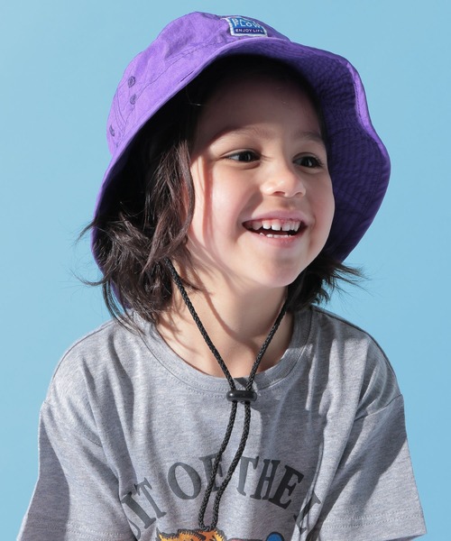 BAYFLOW（ベイフロー）の「[KIDS]ハッスイハット（ハット・キッズ・パープル/ブラウン/ブラック・FREE）」の3枚目の写真