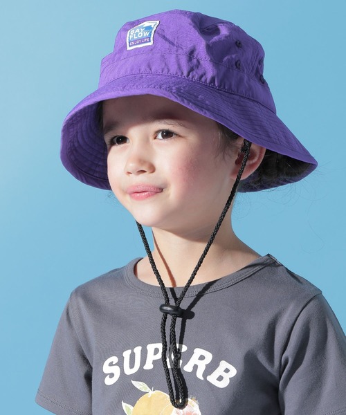 BAYFLOW（ベイフロー）の「[KIDS]ハッスイハット（ハット・キッズ・パープル/ブラウン/ブラック・FREE）」の15枚目の写真