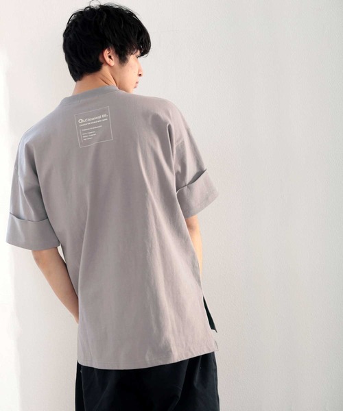 classicalelf(クラシカルエルフ)の「さりげない、エルフロゴがアクセに!バックプリントビッグTee(Tシャツ/カットソー・レディース・ホワイト/ブラック/ベージュ/グリーン/モカ/グレイッシュベージュ・MEDIUM/LARGE/X-LARGE/XX-LARGE)」の8枚目の写真