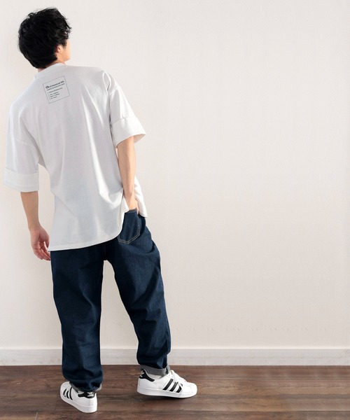 classicalelf(クラシカルエルフ)の「さりげない、エルフロゴがアクセに!バックプリントビッグTee(Tシャツ/カットソー・レディース・ホワイト/ブラック/ベージュ/グリーン/モカ/グレイッシュベージュ・MEDIUM/LARGE/X-LARGE/XX-LARGE)」の9枚目の写真