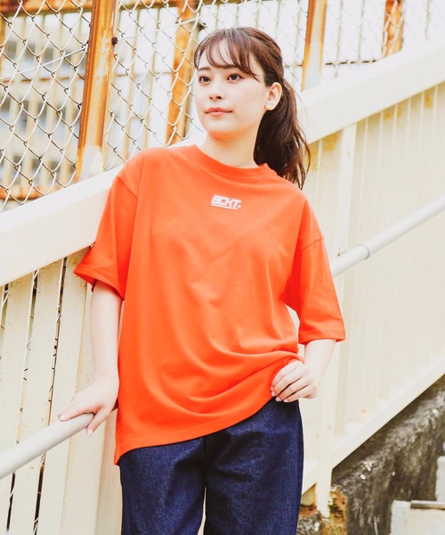 LB/S (エルビーエス)の「【BUCKET/バケット】バックプリントビッグTシャツ ビッグシルエット(Tシャツ/カットソー・レディース・オレンジ/ブラック・LARGE/MEDIUM)」の20枚目の写真