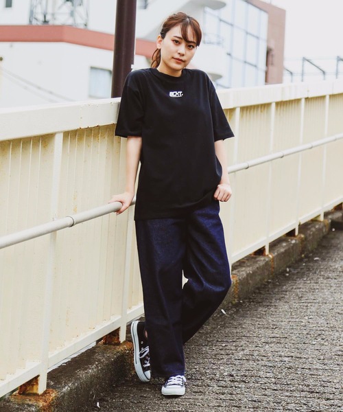 LB/S (エルビーエス)の「【BUCKET/バケット】バックプリントビッグTシャツ ビッグシルエット(Tシャツ/カットソー・レディース・オレンジ/ブラック・LARGE/MEDIUM)」の21枚目の写真