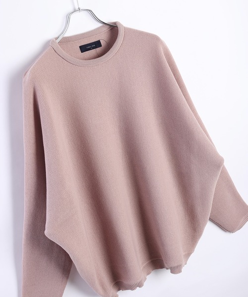 WESTSEA（ウエストシー）の「ミラノリブ ドルマンスリーブ クルーネック セーター（ニット/セーター・メンズ・ライトグレー/ブラック/ブルー系その他/ブラウン系その他/グレー/ブラウン/ブルー/ベージュ/ナチュラル/スモークピンク/ダークグリーン/ライトグリーン/ワイン/マスタード/パープル/オレンジ/ターコイズブルー/グレイッシュブルー/モスグリーン/ダークネイビー/ブラック系その他/ワイン系・M/L/S）」の19枚目の写真