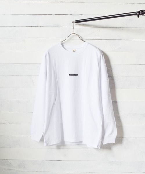TRAP/U (トラップユー)の「【69】【TRAP/U】バックプリント長袖ドルマンTシャツ(Tシャツ/カットソー・レディース・ホワイト/ブラック/ベージュ・MEDIUM/LARGE)」の10枚目の写真