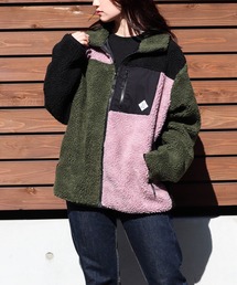 Mag.（マグ）の「ボアハイネックZIPブルゾン（ブルゾン）」