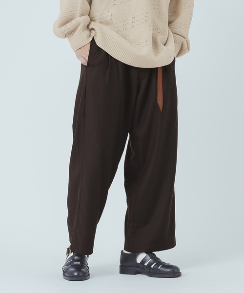 epnok(エプノック)の「2タックワイドアンクルパンツ(その他パンツ・メンズ・ダークブラウン/モカ/チェック・MEDIUM/LARGE)」の15枚目の写真
