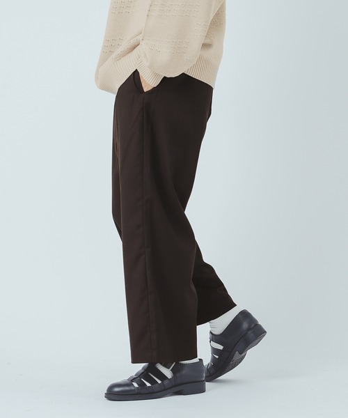 epnok(エプノック)の「2タックワイドアンクルパンツ(その他パンツ・メンズ・ダークブラウン/モカ/チェック・MEDIUM/LARGE)」の16枚目の写真