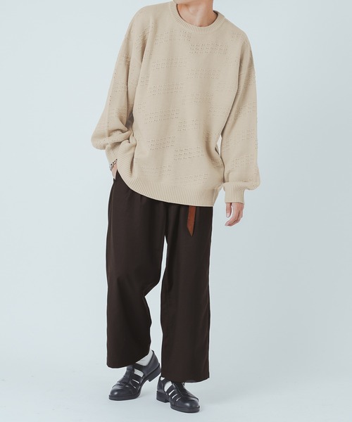 epnok(エプノック)の「2タックワイドアンクルパンツ(その他パンツ・メンズ・ダークブラウン/モカ/チェック・MEDIUM/LARGE)」の20枚目の写真