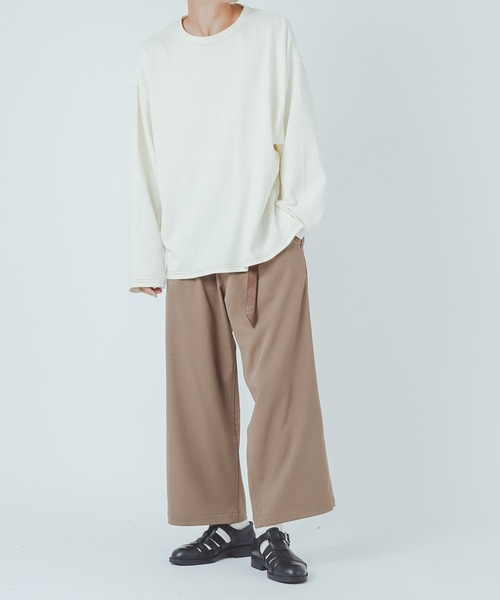 epnok(エプノック)の「2タックワイドアンクルパンツ(その他パンツ・メンズ・ダークブラウン/モカ/チェック・MEDIUM/LARGE)」の9枚目の写真