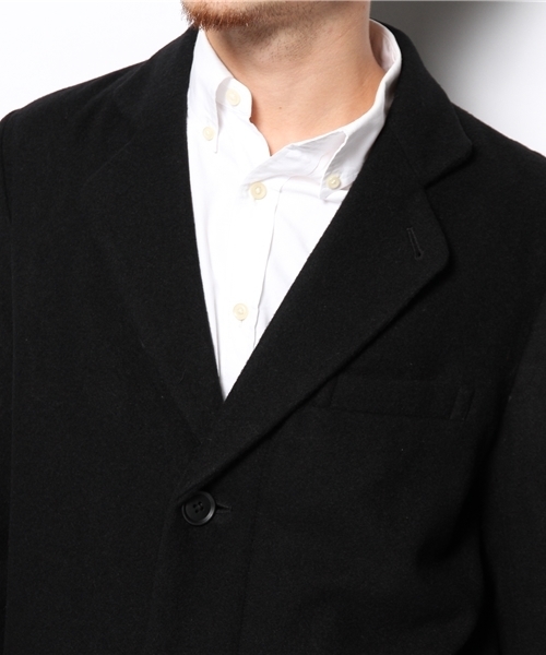 BEAMS（ビームス）の「S/DOUBLE チェスターコート（チェスターコート・メンズ・ブラック・MEDIUM/SMALL/LARGE）」の6枚目の写真