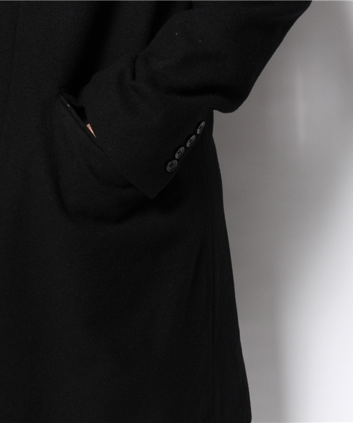 BEAMS（ビームス）の「S/DOUBLE チェスターコート（チェスターコート・メンズ・ブラック・MEDIUM/SMALL/LARGE）」の7枚目の写真