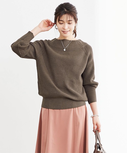 ボトルネックニットプルオーバー（ニット/セーター）｜ur 