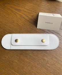 Ag+LEATHER BLACK&WHITE 抗菌ショルダーパッド