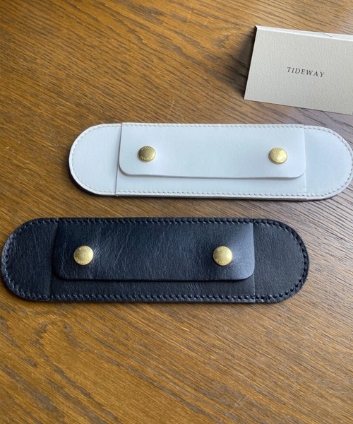 TIDEWAY（タイドウェイ）の「Ag+LEATHER BLACK&WHITE 抗菌ショルダーパッド（ショルダーバッグ・レディース・ホワイト/ブラック・FREE）」の2枚目の写真