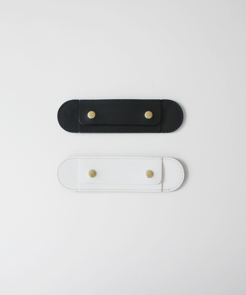 TIDEWAY(タイドウェイ)の「Ag+LEATHER BLACK&WHITE 抗菌ショルダーパッド(ショルダーバッグ・レディース・ホワイト/ブラック・FREE)」の5枚目の写真