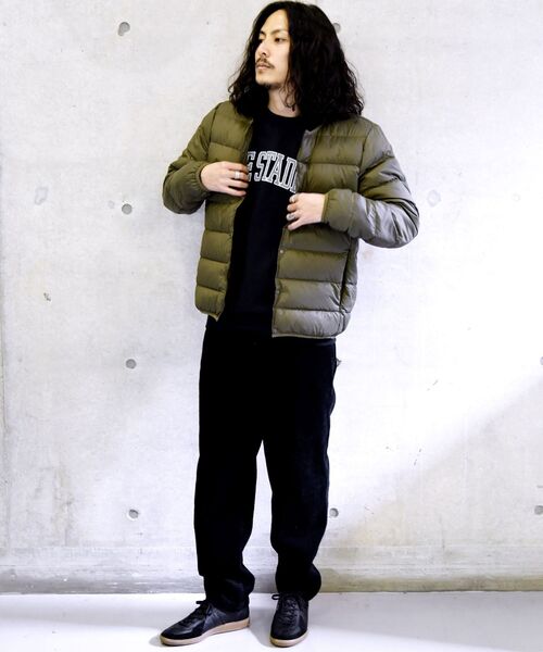 TAION(タイオン)の「【WEB限定/SHIPS別注】TAION: ナイロン クルーネック インナーダウン カーディガン 20FW(ダウンジャケット/コート・メンズ・ブラック/チャコールグレー/オリーブ/ネイビー・SMALL/MEDIUM/LARGE/X-LARGE)」の19枚目の写真