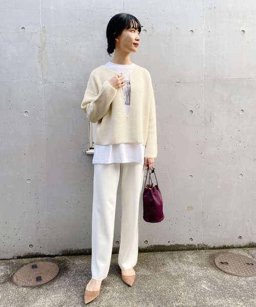 SHENERY（シーナリー）の「ハラコ巾着バッグ（トートバッグ・レディース・ブラウン/グリーン/パープル/ピンク・FREE）」の16枚目の写真