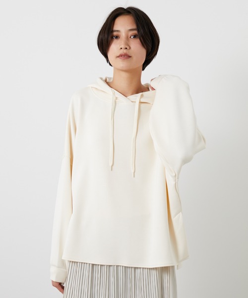 AZUL ENCANTO（アズールエンカント）の「ポンチポンチョパーカー（パーカー・レディース・ブラック/アイボリー/ミント/ベージュ・FREE）」の2枚目の写真