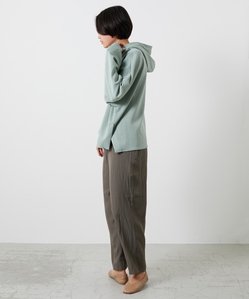 AZUL ENCANTO（アズールエンカント）の「ポンチポンチョパーカー（パーカー・レディース・ブラック/アイボリー/ミント/ベージュ・FREE）」の8枚目の写真