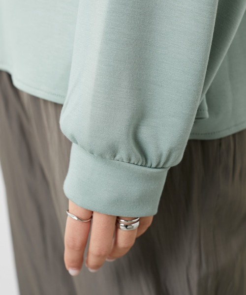 AZUL ENCANTO（アズールエンカント）の「ポンチポンチョパーカー（パーカー・レディース・ブラック/アイボリー/ミント/ベージュ・FREE）」の12枚目の写真