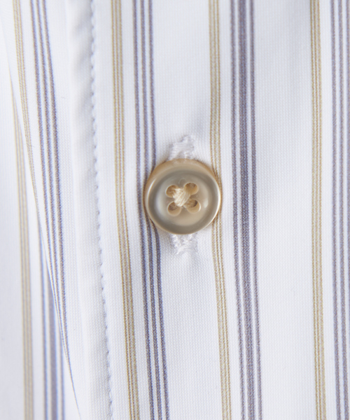 RECENCY OF MINE（リーセンシー オブ マイン）の「【FLEX】CANCLINI テクノ ストレッチ シャツ（シャツ/ブラウス・メンズ・ホワイト/ブルー/ブラウン/ネイビー・46/44/48）」の11枚目の写真