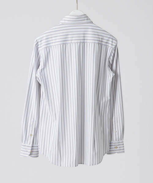 RECENCY OF MINE（リーセンシー オブ マイン）の「【FLEX】CANCLINI テクノ ストレッチ シャツ（シャツ/ブラウス・メンズ・ホワイト/ブルー/ブラウン/ネイビー・46/44/48）」の13枚目の写真