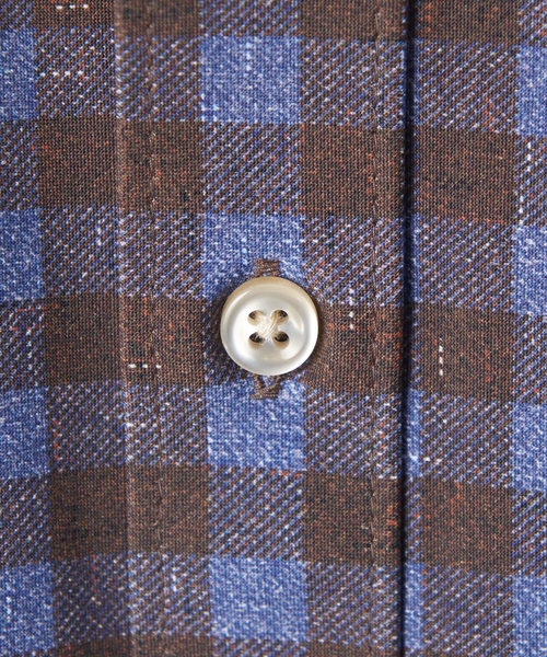 RECENCY OF MINE（リーセンシー オブ マイン）の「【FLEX】CANCLINI テクノ ストレッチ シャツ（シャツ/ブラウス・メンズ・ホワイト/ブルー/ブラウン/ネイビー・46/44/48）」の15枚目の写真