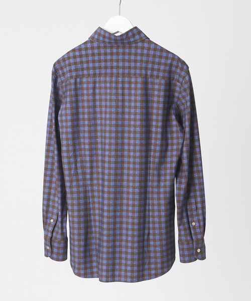 RECENCY OF MINE（リーセンシー オブ マイン）の「【FLEX】CANCLINI テクノ ストレッチ シャツ（シャツ/ブラウス・メンズ・ホワイト/ブルー/ブラウン/ネイビー・46/44/48）」の17枚目の写真