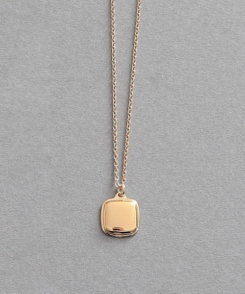 スクエア ニッケルフリー ネックレス Noir ネックレス ネックレス Silver925 De De スクエア Poupee ノワールドプーペ のファッション