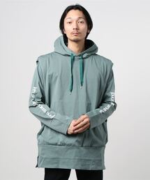 Azuma. | Azuma. COLLAGE CUT OFF LAYERED PARKA (21SH-CS-02B)(パーカー)