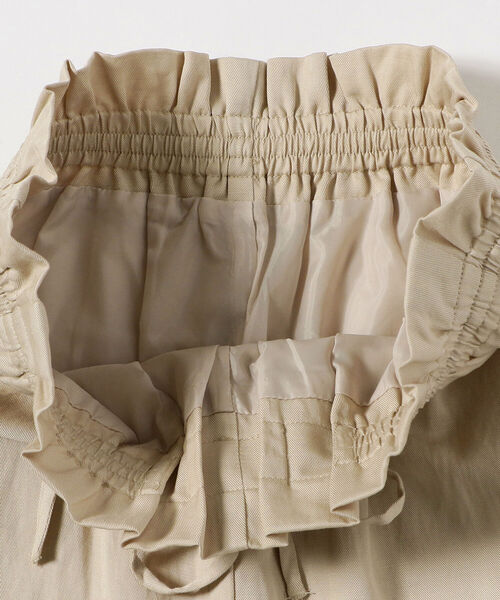 Ray BEAMS（レイビームス）の「Ray BEAMS / 麻混 イージー ワイドパンツ（その他パンツ・レディース・ベージュ/ラベンダー・1/0）」の11枚目の写真