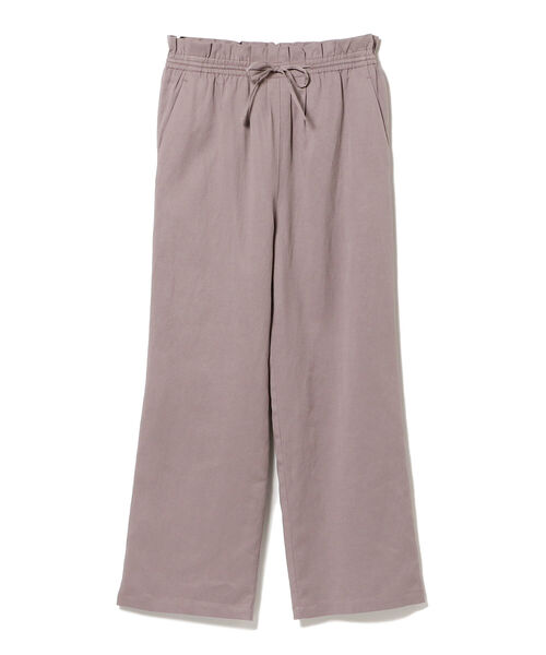 Ray BEAMS（レイビームス）の「Ray BEAMS / 麻混 イージー ワイドパンツ（その他パンツ・レディース・ベージュ/ラベンダー・1/0）」の22枚目の写真