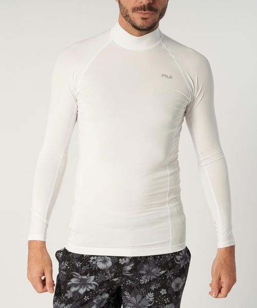 FILA/フィラ 長袖ラッシュガード ハイネック コンプレッショントップス