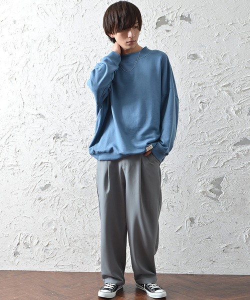 MinoriTY(マイノリティ)の「メンズTRワイドバルーンシルエットイージースラックスパンツ(スラックス・メンズ・ブラック/ベージュ/グレー/カーキ・M/L)」の8枚目の写真