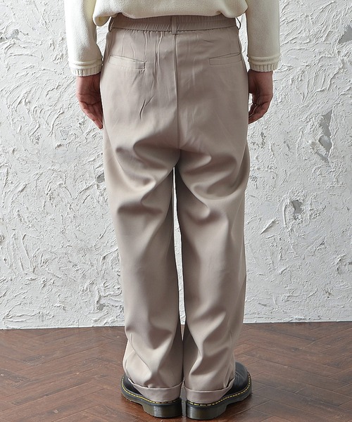 MinoriTY(マイノリティ)の「メンズTRワイドバルーンシルエットイージースラックスパンツ(スラックス・メンズ・ブラック/ベージュ/グレー/カーキ・M/L)」の12枚目の写真